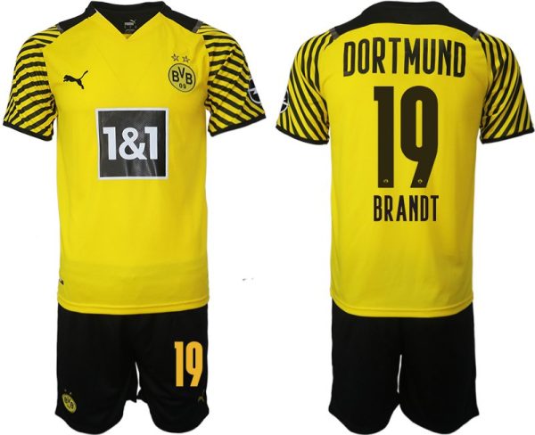 Brandt 19# Borussia Dortmund Hemmatröja Herr 2023 Kortärmad+ Korta byxor
