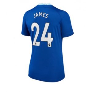 Billiga Fotbollskläder Dam Chelsea Hemmatröja 2022-23 Kortärmad Reece James 24