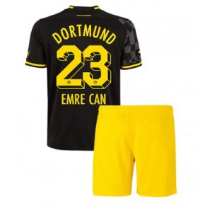 Borussia Dortmund 2023-24 Bortatröja set Fotbollskläder barn med tryck Emre Can 23