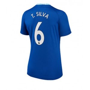Damer Fotbollskläder Chelsea Hemmatröja 2022-23 Kortärmad Thiago Silva 6