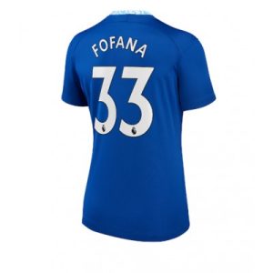 Damer Fotbollskläder Chelsea Hemmatröja 2022-23 Kortärmad Wesley Fofana 33