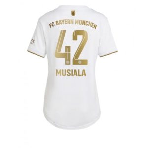 Damer Fotbollströjor Bayern Munich Bortatröja 2022-23 Kortärmad Jamal Musiala 42