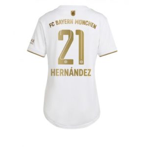 Damer Fotbollströjor Bayern Munich Bortatröja 2022-23 Kortärmad Lucas Hernandez 21