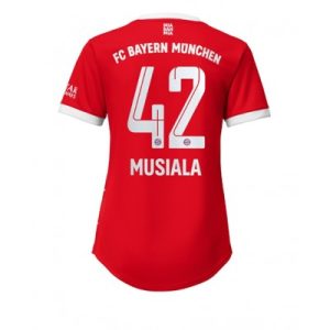 Damer Fotbollströjor Bayern Munich Hemmatröja 2022-23 Kortärmad Jamal Musiala 42