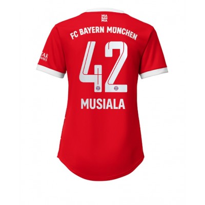 Damer Fotbollströjor Bayern Munich Hemmatröja 2022-23 Kortärmad Jamal Musiala 42