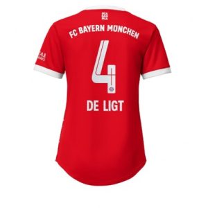 Damer Fotbollströjor Bayern Munich Hemmatröja 2022-23 Kortärmad Matthijs de Ligt 4