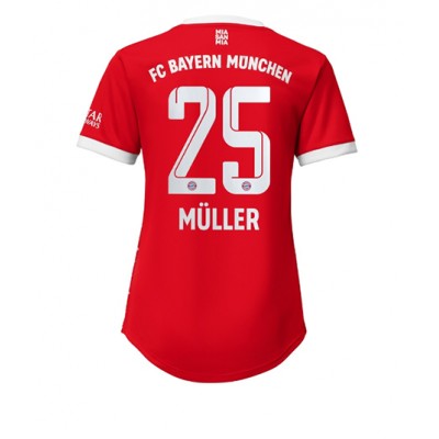 Damer Fotbollströjor Bayern Munich Hemmatröja 2022-23 Kortärmad Thomas Muller 25