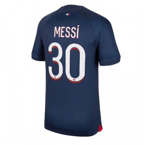 Fotbollströjor för Herr Paris Saint Germain PSG 2023-24 Hemmatröja Kortärmad Lionel Messi 30