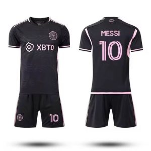 Fotbollströjor för män Inter Miami Kortärmad 2023-24 tröja set Lionel Messi 10