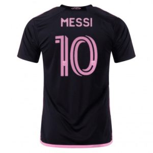 Herr Inter Miami Kortärmad 2023-24 Kortärmad Fotbollströjor Lionel Messi 10