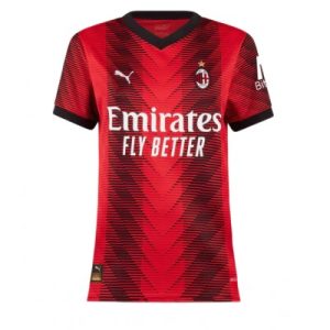 Billiga Fotbollströjor Herr AC Milan Hemma Tröja 2023-24 Kortärmad