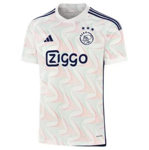 Fotbollströjor för män Ajax Bortatröja 2023-24 Kortärmad med eget namn