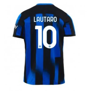 Köpa matchtröjor fotboll Inter Milan Hemmatröja 2023-24 Kortärmad Lautaro Martinez 10