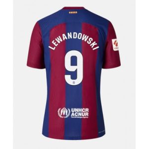 Bestalla-billigt-fotbollstrojor-Dam-Barcelona-Hemmatroja-2023-24-Kortarmad-Robert-Lewandowski-9