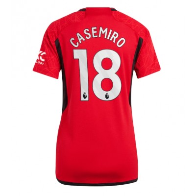 Bestalla-billigt-fotbollstrojor-Dam-Manchester-United-Hemmatroja-2023-24-med-namn-Casemiro-18