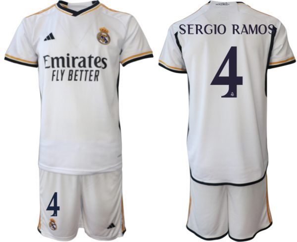 Bestalla-billigt-fotbollstrojor-Herr-Real-Madrid-Hemmatroja-2023-24-Kortarmad-Korta-byxor-SERGIO-RAMOS-4