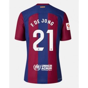 Kop-billigt-fotbollstrojor-Herr-FC-Barcelona-Hemma-Troja-2023-24-Kortarmad-Frenkie-de-Jong-21