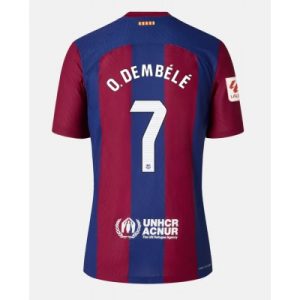 Kop-billigt-fotbollstrojor-Herr-FC-Barcelona-Hemmatroja-2023-24-Kortarmad-Ousmane-Dembele-7
