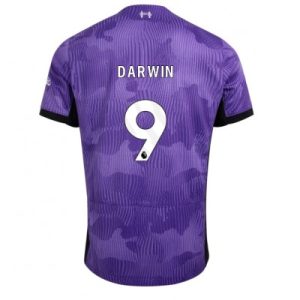Kop-billigt-fotbollstrojor-Herr-Liverpool-Tredje-Troja-2023-24-Kortarmad-med-namn-Darwin-Nunez-9