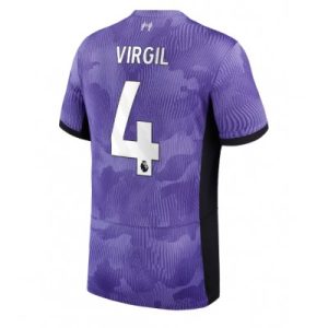 Kop-billigt-fotbollstrojor-Herr-Liverpool-Tredje-Troja-2023-24-Kortarmad-med-namn-Virgil-van-Dijk-4