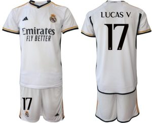 Kop-billigt-fotbollstrojor-Herr-Real-Madrid-Hemmatroja-2023-24-troja-set-med-namn-LUCAS-V-17