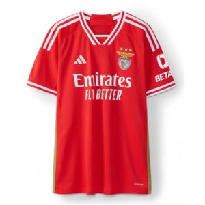 kop-billigt-fotbollstrojor-Herr-Benfica-Hemma-Troja-2023-24-Kortarmad