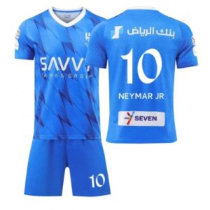 Anpassningsbara-fotbollstrojor-Al-Hilal-Hemmatroja-2023-24-Fotbollsklader-barn-med-namn-Neymar-Jr-10