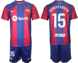 Kop-billigt-fotbollstrojor-Herr-FC-Barcelona-Hemmatroja-2023-2024-troja-set-CHRISTENSEN-15