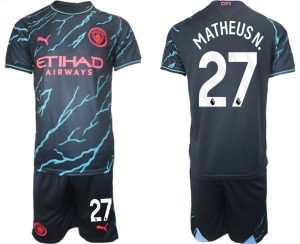 Kop-billigt-fotbollstrojor-Herr-Manchester-City-Tredje-Troja-23-24-troja-set-Matheus-Nunes-27