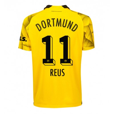 Kopa-billigt-fotbollstrojor-Herr-Borussia-Dortmund-Tredje-Troja-2023-24-Kortarmad-Fotbollstrojor-for-man-Marco-Reus-11