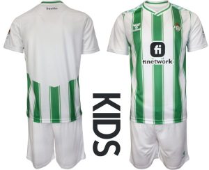 kop-pa-natet-Fotbollstrojor-Barn-Real-Betis-2023-2024-Kortarmad-Korta-byxor