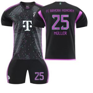 kop-pa-natet-billigt-Fotbollstrojor-Barn-Bayern-Munchen-2023-2024-troja-set-MULLER-25