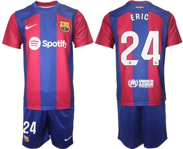 kop-pa-natet-billigt-Fotbollstrojor-Herr-FC-Barcelona-2023-2024-troja-set-med-tryck-ERIC-24