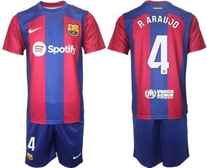 Kop-pa-natet-Herr-FC-Barcelona-Hemmatroja-2023-2024-Fotbollsklader-med-namn-R.ARAUJO-4
