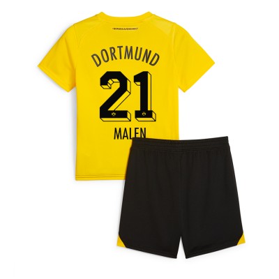 Bestalla-billigt-Barn-Borussia-Dortmund-Hemmatroja-2023-24-fotbollstroja-set-Donyell-Malen-21