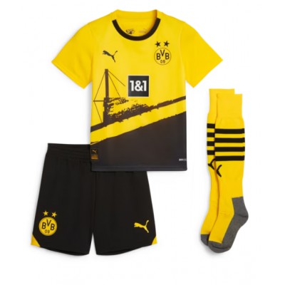 Bestalla-billigt-Barn-Borussia-Dortmund-Hemmatroja-2023-24-fotbollstroja-set