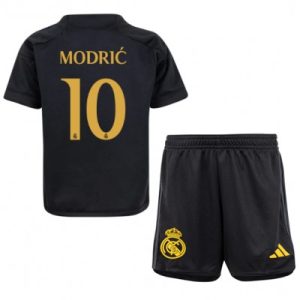 Bestalla-billigt-Fotbollsset-Barn-Real-Madrid-Tredje-Troja-2023-24-med-tryck-Luka-Modric-10