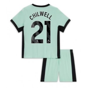 Bestalla-Billigt-fotbollstrojor-Barn-Chelsea-Tredje-Troja-2023-24-Kortarmad-shorts-Ben-Chilwell-21
