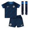 Bestalla-billigt-fotbollstrojor-Barn-Chelsea-Bortatroja-2023-24-Kortarmad-shorts