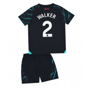 Bestalla-billigt-fotbollstrojor-Barn-Manchester-City-Tredje-Troja-2023-2024-fotbollstroja-set-Kyle-Walker-2