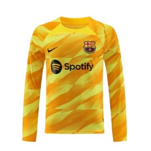 Bestalla-billigt-fotbollstrojor-Herr-FC-Barcelona-Tredje-Troja-23-24-Langarmad-troja-med-eget-namn