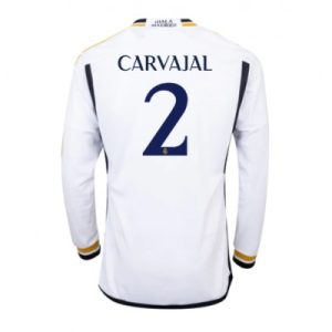 Bestalla-billigt-fotbollstrojor-Herr-Real-Madrid-Hemmatroja-2023-24-Langarmad-Daniel-Carvajal-2