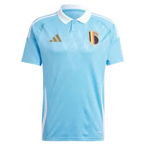Bestalla-billigt-Fotbollstrojor-Herr-Belgien-Bortastall-EM-2024-Kortarmad