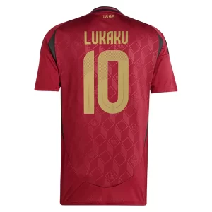 Kop-billigt-fotbollstrojor-Herr-Belgien-Hemmastall-EM-2024-Kortarmad-med-tryck-Lukaku-10