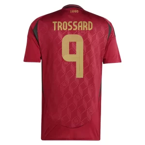 Kop-billigt-fotbollstrojor-Herr-Belgien-Hemmastall-EM-2024-Kortarmad-med-tryck-Trossard-9